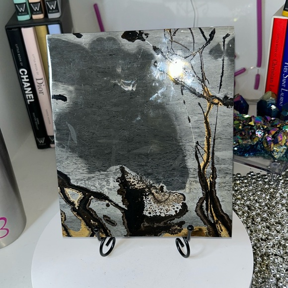 Grey Picture Jasper Slab - GRPJSLAB-002 No Stand - Picture 3 of 8